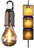 Şarjlı Dekoratif Kamp Lambası Askılı Ampul Led Işık Type-C Girişli thumbnail 2