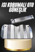 Araba Ön Cam Güneşliği Katlanabilir Oto Güneşlik Tüm Araç Modellerine Uygun thumbnail 1