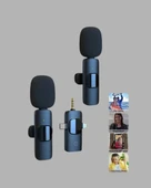 Kablosuz Mikrofon - Telefon ve Bilgisayar Uyumlu thumbnail 2