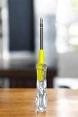 Test Cihazı Kontrol Kalemi Çift Başlıklı Şeffaf Elektrik Testi - 1
