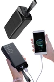 Taşınabilir Powerbank 50.000 mAh 4 Girişli Hızlı Şarj Led Göstergeli Fenerli Şarj thumbnail 1