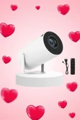 Sevgiliye Özel Hediye Ayaklı Sinema Projektörü Projeksiyon thumbnail 1