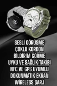 Akıllı Saat Sesli Görüşme Uyku ve Sağlık Takibi NFC Uyumlu - 4