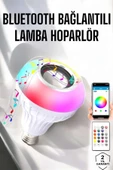 Lamba Led Hoparlör Dayanıklı ve Uzun Ömürlü Bluetooth Hoparlör thumbnail 2