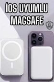 5000 Mah İOS Uyumlu Magsafe Kablosuz Şarj Hızlı Şarj Desteği thumbnail 2