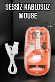 Kablosuz Mouse Fare 5.0 Bluetooth Bağlantılı USB Girişli thumbnail 2