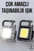 Anahtarlık Çok Amaçlı Mıknatıslı Taşınabilir Işık Led Şarjlı thumbnail 2