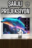 Taşınabilir Sinema Oyun Projektörü Akıllı Projeksiyon Android 11 - 2