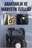 Anahtarlık Çok Amaçlı Mıknatıslı Taşınabilir Işık Led Şarjlı thumbnail 1