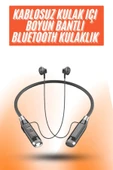 Yeni Nesil Silikonlu Kulak İçi Kablosuz Kesintisiz Bluetooth Kulaklık Kablolu - 2