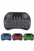 Işıklı Kablosuz Mini Klavye ve Dokunmatik Mouse Seti Türkçe Kablosuz thumbnail 1