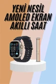 49mm Akıllı Saat Amoled Ekranlı Kadın Erkek Kol Saati Plastik Kordon - 2