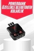 Tws Powerbank Kutulu Dijital Göstergeli Bluetooth Kulaklık Kablosuz Kulakiçi Kulaklık thumbnail 2