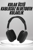 Kulak Üstü Kablosuz Bluetooth Kulaklık Yumuşak Süngerli SD Kart Girişli - 2