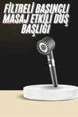 Duş Başlığı Profesyonel Masaj Başlıklı 3 Modlu Yeni Nesil Masaj Uçlu Su Tasarruflu thumbnail 2