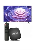 2.4G Wifi Tv Box Medya Oynatıcı TV Uyumlu MX Box Kutusu Android TV thumbnail 1