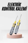 Kontrol Kalemi Çift Başlıklı Şeffaf Elektrik Testi Değişken Uçlu - 2