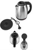 Elektrikli Paslanmaz Çelik Su Isıtcı Çelik Kettle 1.8 Lt. Uzun Ömürlü - 1