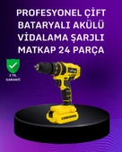 12V Akülü Matkap | 20-30 Nm Tork, Çift Hız Ayarı ve LED Işık thumbnail 1