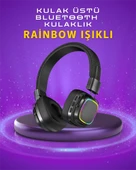 Renkli Işık Efektli Bluetooth 5.3 Müzik Kulaklığı - 2