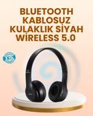 Ayarlanabilir Baş Bandı ve Yumuşak Kulak Yastıklı Bluetooth Kulaklık - 1
