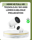 Ultra Pro Full HD ve 4K Destekli 130 İnç Projeksiyon Cihazı - 1