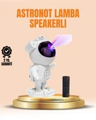 Bluetooth ve Dahili Ses Özellikli Astronot Projeksiyon Lambası thumbnail 1