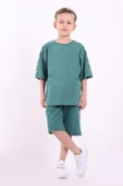 Erkek Çocuk Oversize Sport Baskılı Şortlu Takım M00749 thumbnail 2