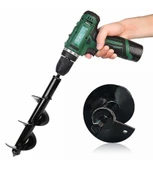 Rekotools -Matkap Ucu Burgu Aparatı Toprak Delici Gübre Tohum Karıştırıcı Fide Dikme Aparatı Matkap Ucu - 1