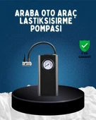 Elektrikli Hava Kompresörü Type-C USB Şarjlı Çok Fonksiyonlu Lastik Pompası thumbnail 1