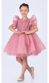 Maronia Kız Çocuk Prenses Model Abiye Elbise - M00746 thumbnail 5