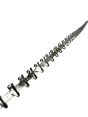 Metal Malzeme Gümüş Renk Bir Metre 92 Kancalı Tesbih&Takı Sergileme Askısı thumbnail 3