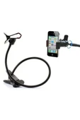 Yumax - Akrobat Esnek Telefon Tutucu - 60cm Çelik Kol, 360 Derece Oynar Başlık - Yatak & Masa da Kullanıma Uygun - 8