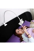 Yumax - Akrobat Esnek Telefon Tutucu - 60cm Çelik Kol, 360 Derece Oynar Başlık - Yatak & Masa da Kullanıma Uygun - 3