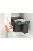 Brabantia Dark Grey Sort&go Buılt–ın Bın Çöp Kutusu 10+10+20lt thumbnail 3