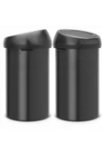 Brabantia Moonlight Black New Dokunmatik Çöp Kutusu 60lt thumbnail 4