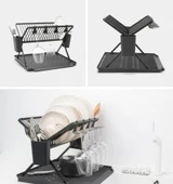 Brabantia Koyu Gri Katlanabilir Büyük Bulaşıklık thumbnail 4