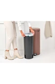 Brabantia Newıcon Satın Taupe Pedallı Çöp Kutusu 30lt - 7
