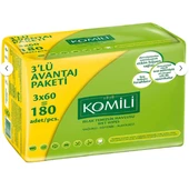 Komili Islak Havlu 3x60'lı - 1