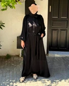 Dubai İpeği Tesettür Ferace - 2