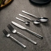 Fecra Royal 72 Parça Sade Çatal Kaşık Bıçak Takımı - 2