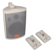 Magicvoice MV-25 16 CM 80 Watt Komütatörlü Hat Trafolu Beyaz Sütun Hoparlör 2'Li Okul Cami Konferans Salonu Hoparlörü - 3