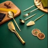 Fecra Luxe Gold 6 Parça Servis Set - 1