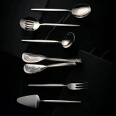 Fecra Luxe Silver 6 Parça Servis Seti Sade - 3