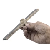 Saral Çizgili Antik Sarı Metal Kulp 224 mm 22.4 cm Mobilya Çekmece Mutfak Dolabı Dolap Kapak Kulplar thumbnail 5