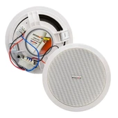 Osawa OSW-618 16 Cm Trafolu Alçıpan Hoparlör Ama Tavan Okul Mağza Konferans Salonu Hoparlörü - 1