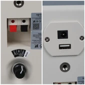 Magicvoice MV-21 10 CM 40 Watt Komütatörlü Hat Trafolu Beyaz Sütun Hoparlör 2'Li Okul Cami Konferans Salonu Hoparlörü - 5