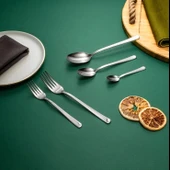 Fecra Royal 60 Parça Sade Çatal Kaşık Bıçak Takımı - 3