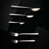 Fecra Royal 30 Parça Sade Çatal Kaşık Bıçak Takımı - 4