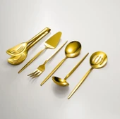 Fecra Luxe Gold 6 Parça Servis Set - 2